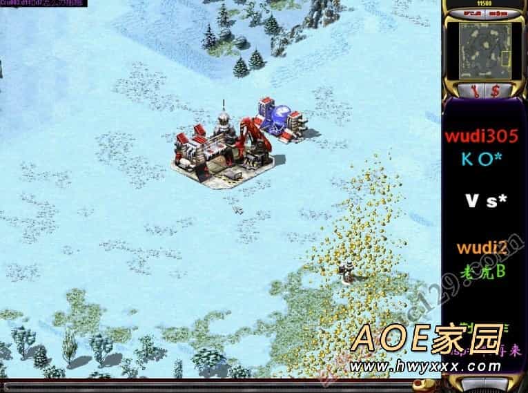 红警2v2视频：超时空转换+闪电风暴VS铁幕装置+核弹