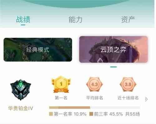 云顶之弈排位段位查询方法