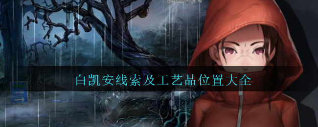 《密室逃脱绝境系列9无人医院》白凯安线索及工艺品位置大全